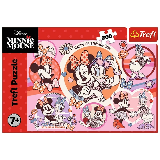Imagine PUZZLE TREFL 200 DISNEY MINNIE MOUSE OBICEIURILE LUI MINNIE 