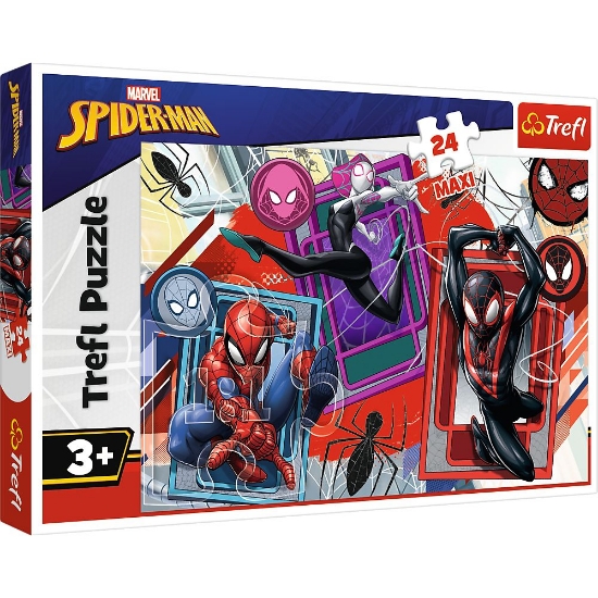 Imagine PUZZLE TREFL 24 MAXI MARVEL SPIDERMAN SIMTURI DE PAIANJEN