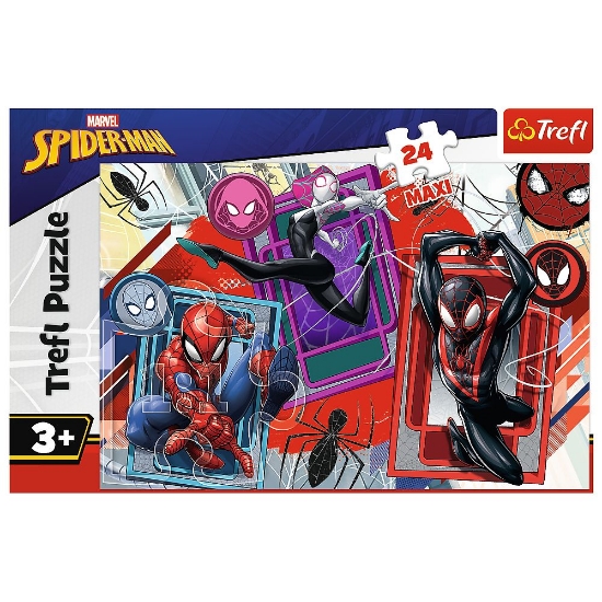 Imagine PUZZLE TREFL 24 MAXI MARVEL SPIDERMAN SIMTURI DE PAIANJEN