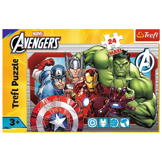 Imagine PUZZLE TREFL 24 MAXI MARVEL RAZBUNATORII INTOTDEAUNA JUST