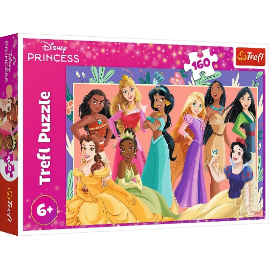 Imagine PUZZLE TREFL 160 DISNEY PRINCESS PRINTESE ADEVARATE