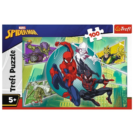 Imagine PUZZLE TREFL 100 MARVEL SPIDERMAN MASCA LUI SPIDERMAN