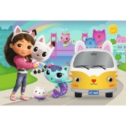 Imagine PUZZLE TREFL 60 GABBYS DOLLHOUSE CASA PISICII LUI GABBY