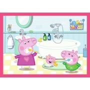 Imagine PUZZLE TREFL 4IN1 PEPPA PIG IUBESTE AVENTURILE