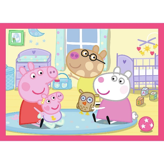 Imagine PUZZLE TREFL 4IN1 PEPPA PIG IUBESTE AVENTURILE
