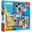 Imagine PUZZLE TREFL 3IN1 MICKEY MOUSE SI PRIETENII MICKEY SI ECHIPA LUI VESELA
