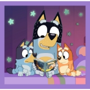 Imagine PUZZLE TREFL 3IN1 BLUEY FACETI CUNOSTINTA CU BLUEY 