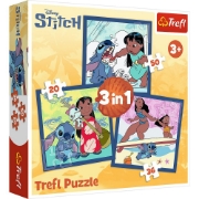 Imagine PUZZLE TREFL 3IN1 DISNEY STITCH ORA STITCH