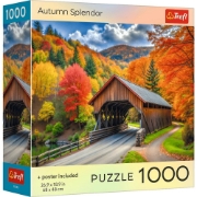 Imagine PUZZLE TREFL 1000 COLECTIA SUA SPLENDOAREA TOAMNEI POSTER INCLUS
