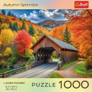 Imagine PUZZLE TREFL 1000 COLECTIA SUA SPLENDOAREA TOAMNEI POSTER INCLUS