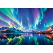 Imagine PUZZLE TREFL 1000 COLECTIA SUA AURORA BOREALA POSTER INCLUS