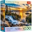Imagine PUZZLE TREFL 1000 COLECTIA SUA APUS DE SOARE UIMITOR LA LAC POSTER INCLUS