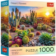 Imagine PUZZLE TREFL 1000 COLECTIA SUA FLORI DE DESERT POSTER INCLUS