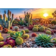 Imagine PUZZLE TREFL 1000 COLECTIA SUA FLORI DE DESERT POSTER INCLUS