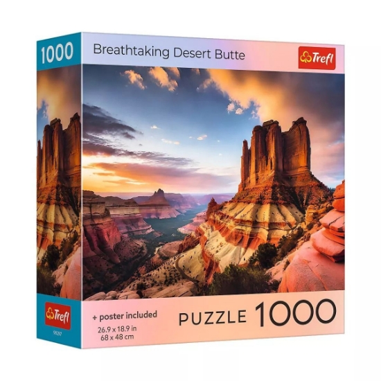 Imagine PUZZLE TREFL 1000 COLECTIA SUA PARCUL NATIONAL ZION POSTER INCLUS