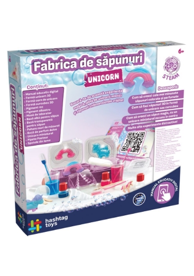 Imagine SET FABRICA DE SAPUN UNICORN