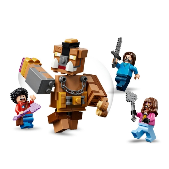 Imagine LEGO MINECRAFT RING DE LUPTA LA CONACUL DIN PADURE 21272 