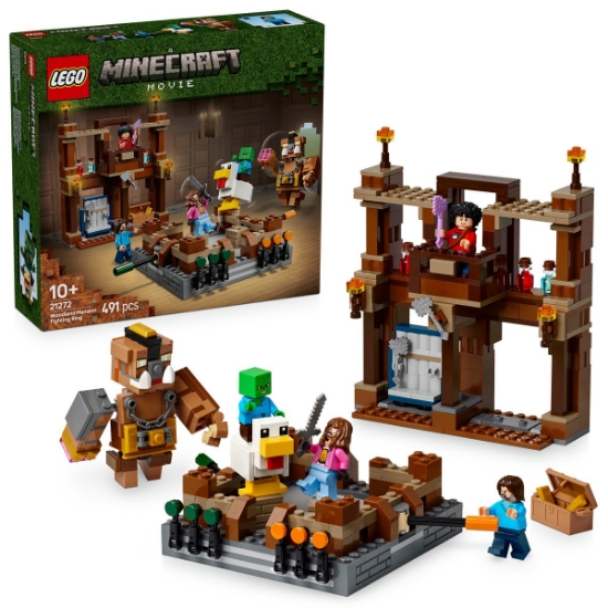 Imagine LEGO MINECRAFT RING DE LUPTA LA CONACUL DIN PADURE 21272 