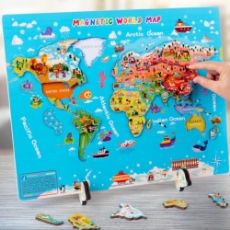 Imagine pentru categorie Puzzle cu harta lumii
