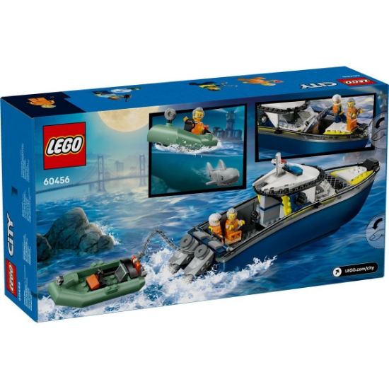 Imagine LEGO CITY URMARIRE CU BARCA DE POLITIE 60456