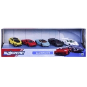 Imagine MAJORETTE SET 5 MASINUTE METALICE LAMBORGHINI SCARA 1 LA 64