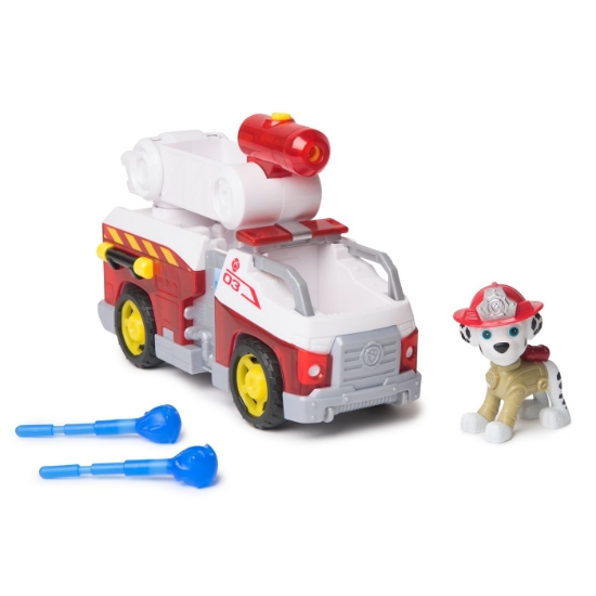Imagine PATRULA CATELUSILOR SET 2 VEHICULE DE SALVARE MASINI DE POMPIERI CU FIGURINE