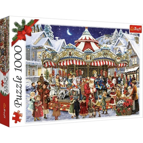 Imagine PUZZLE TREFL 1000 CARUSEL DE CRACIUN