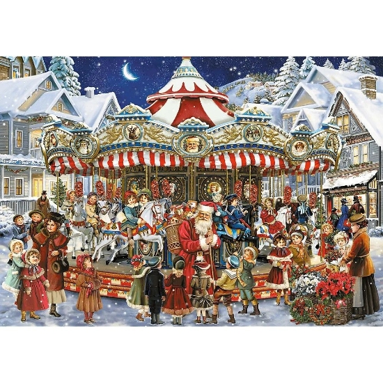 Imagine PUZZLE TREFL 1000 CARUSEL DE CRACIUN