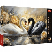 Imagine PUZZLE TREFL 1000 PREMIUM PLUS LEBEDE FRUMOASE