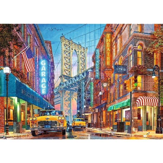 Imagine PUZZLE TREFL 500 PREMIUM PLUS TEA TIME CAMPIONATUL EUROPEAN VEDERE A PODULUI MANHATTAN