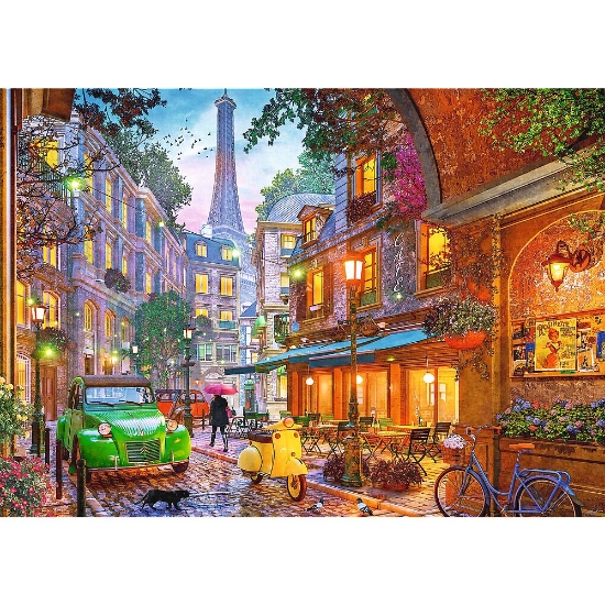 Imagine PUZZLE TREFL 500 PREMIUM PLUS TEA TIME CAMPIONATUL EUROPEAN CAFENEA DIN PARIS