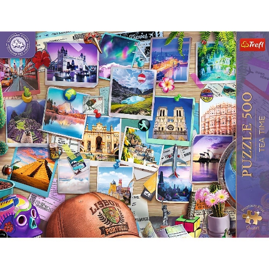 Imagine PUZZLE TREFL 500 PREMIUM PLUS TEA TIME CAMPIONATUL EUROPEAN AMINTIRI DE CALATORIE
