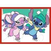 Imagine PUZZLE TREFL 4IN1 DISNEY LILO SI STITCH DE CRACIUN