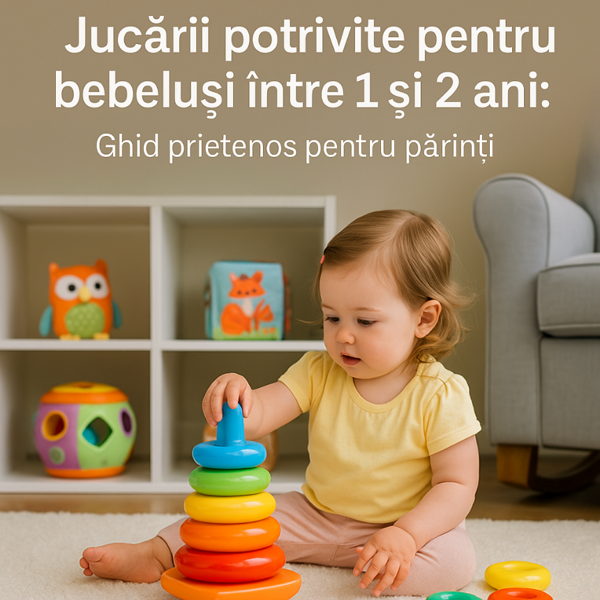 Jucării potrivite pentru bebeluși între 1 și 2 ani: Ghid prietenos pentru părinți