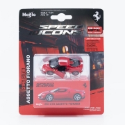 Imagine MAISTO MASINUTA METALICA SPEED ICONS 296 GTB ASSETTO FIORANO ROSU SCARA 1 LA 64