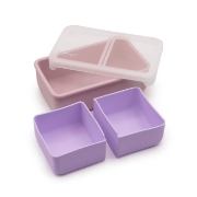 Imagine CUTIE PRANZ BENTO CU COMPARTIMENTE DETASABILE, MELII, PINK PURPLE