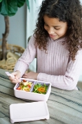 Imagine CUTIE PRANZ BENTO CU COMPARTIMENTE DETASABILE, MELII, PINK PURPLE