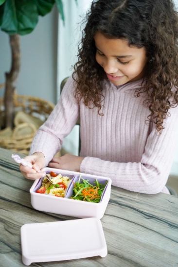 Imagine CUTIE PRANZ BENTO CU COMPARTIMENTE DETASABILE, MELII, PINK PURPLE