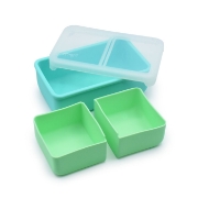 Imagine CUTIE PRANZ BENTO CU COMPARTIMENTE DETASABILE, MELII, MINT BLUE
