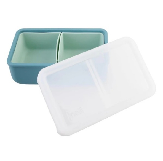 Imagine CUTIE PRANZ BENTO CU COMPARTIMENTE DETASABILE, MELII, SAGE CACTUS FERN