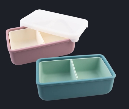 Imagine CUTIE PRANZ BENTO CU COMPARTIMENTE DETASABILE, MELII, SAGE CACTUS FERN