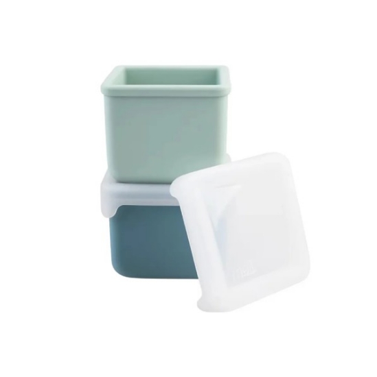 Imagine SET 2 RECIPIENTE SILICON, MELII, BLUE MINT