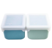 Imagine SET 2 RECIPIENTE SILICON, MELII, BLUE MINT
