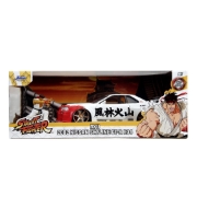 Imagine JADA SET FIGURINA METALICA 6CM SI MASINUTA NISSAN SKYLINE GTR SCARA 1 LA 24