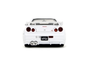 Imagine JADA SET FIGURINA METALICA 6CM SI MASINUTA NISSAN SKYLINE GTR SCARA 1 LA 24
