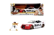 Imagine JADA SET FIGURINA METALICA 6CM SI MASINUTA NISSAN SKYLINE GTR SCARA 1 LA 24
