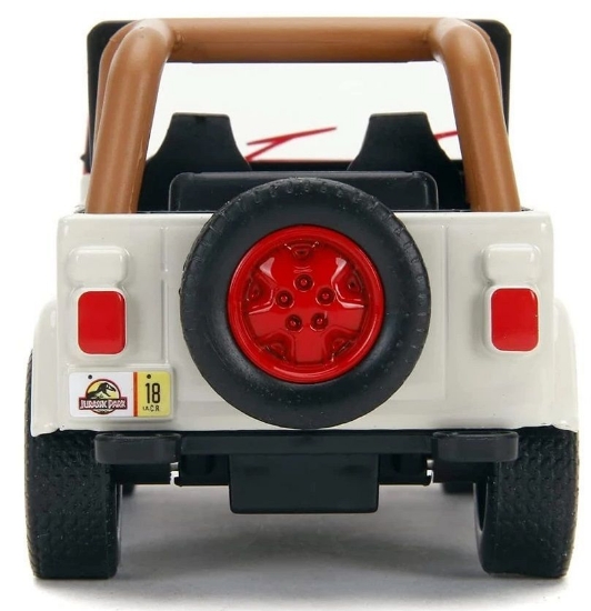 Imagine JURASSIC WORLD MASINUTA METALICA JEEP WRANGLER SCARA 1 LA 32