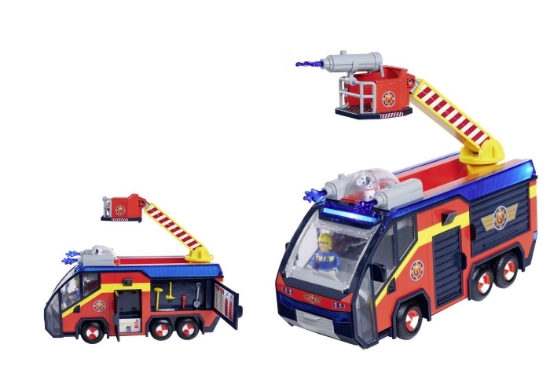 Imagine POMPIERUL SAM MASINA DE POMPIERI JUPITER CU FIGURINE SI ACCESORII