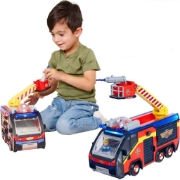 Imagine POMPIERUL SAM MASINA DE POMPIERI JUPITER CU FIGURINE SI ACCESORII