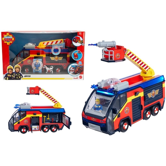 Imagine POMPIERUL SAM MASINA DE POMPIERI JUPITER CU FIGURINE SI ACCESORII